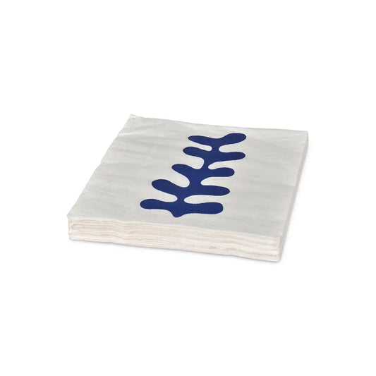 Serviettes Algue bleue