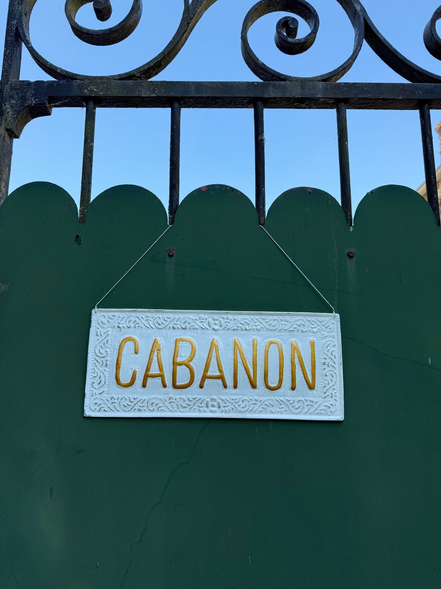 Plaque Cabanon