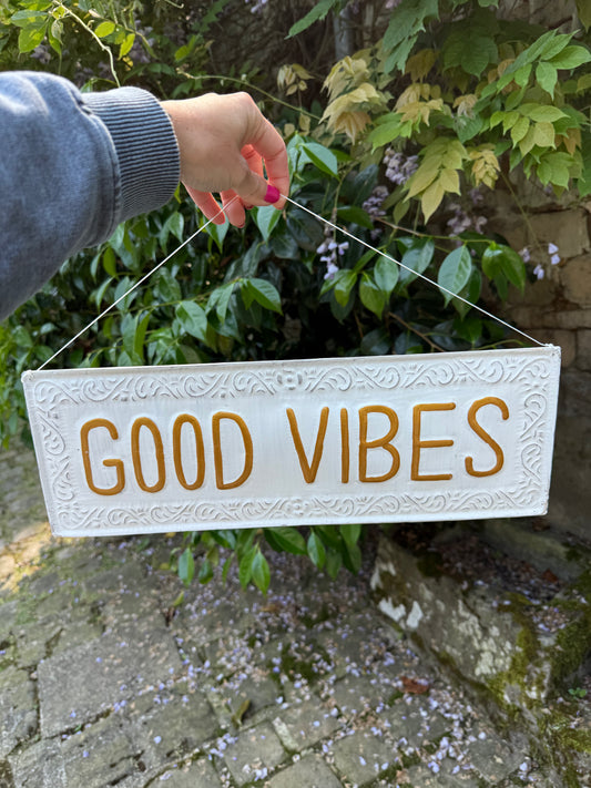 Plaque Good Vibes