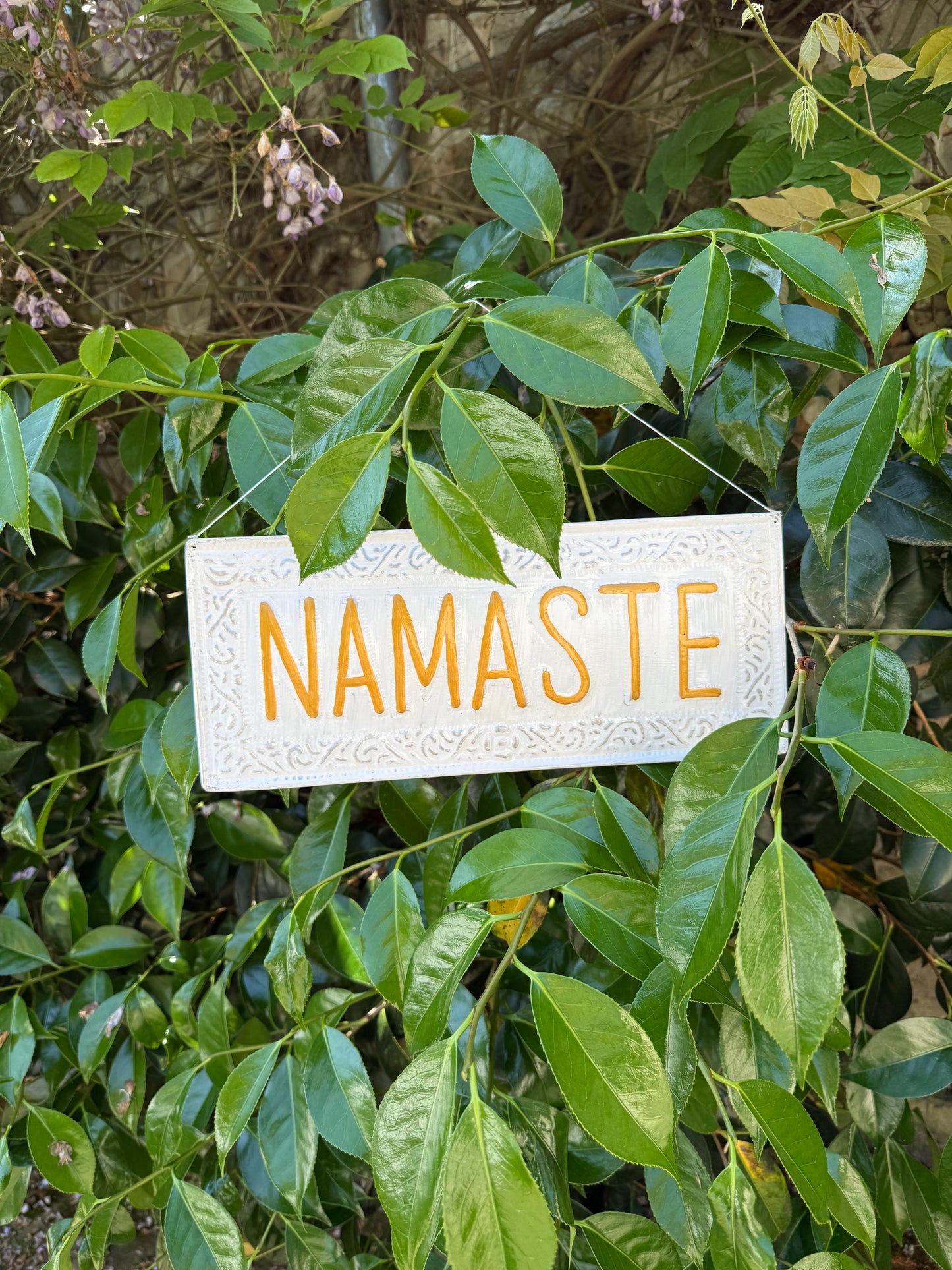 Plaque Namaste