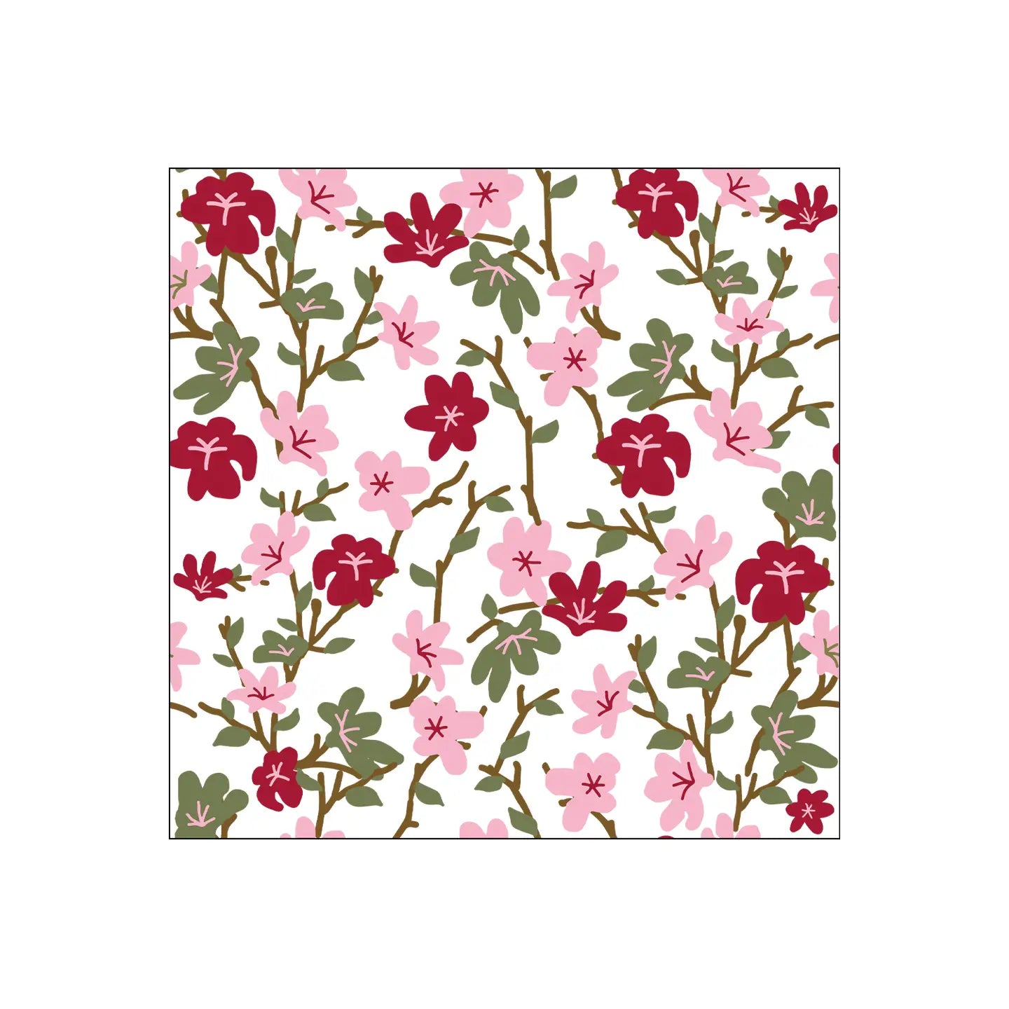 Serviettes Fleurs