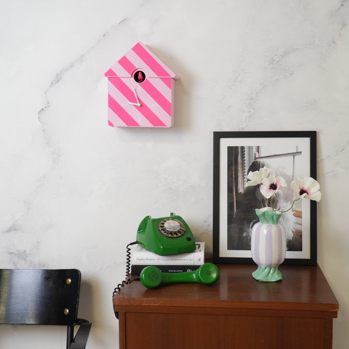 Horloge Coucou Rayée