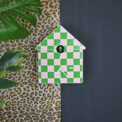 Horloge Coucou Carreaux