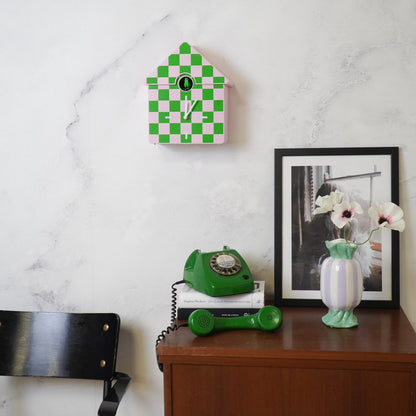 Horloge Coucou Carreaux