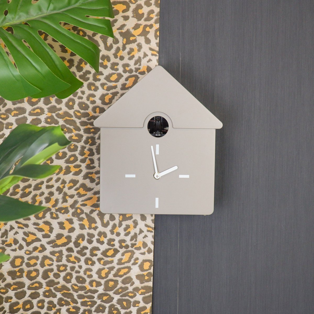 Horloge Coucou Taupe