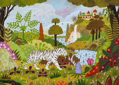 Puzzle 1500 Pièces - Tigre Blanc