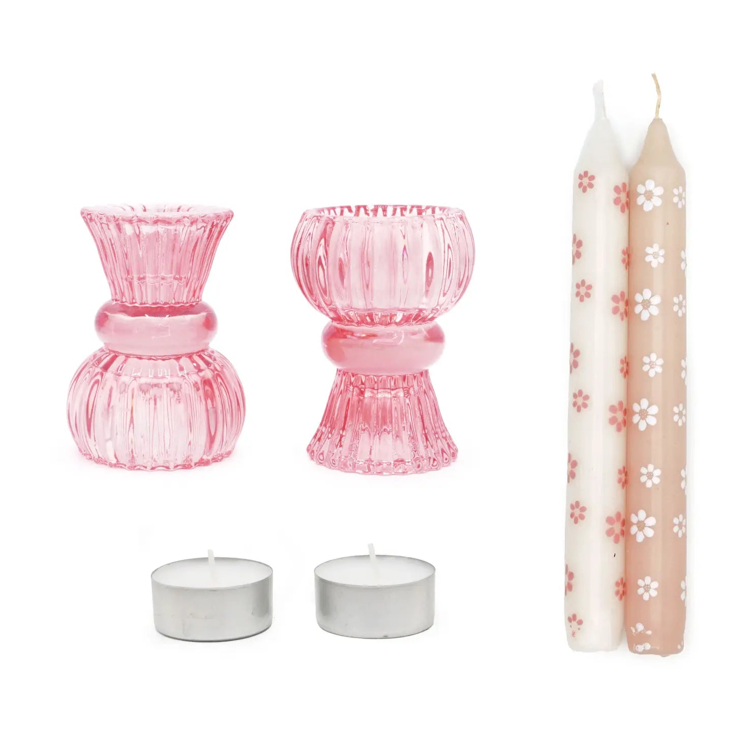 Coffret bougeoirs Rosa