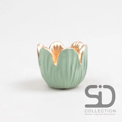 Bougeoir tulipe de Jade