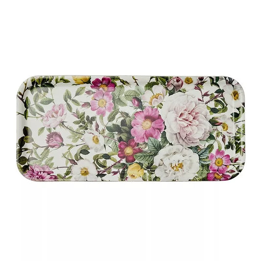 Plateau Fleurs rectangulaire