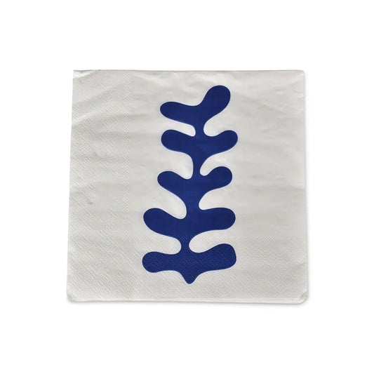 Serviettes Algue bleue