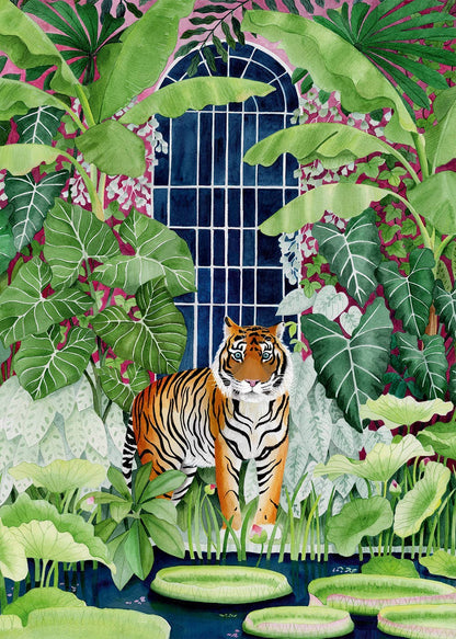 Puzzle 1000 pièces - Greenhouse Tiger