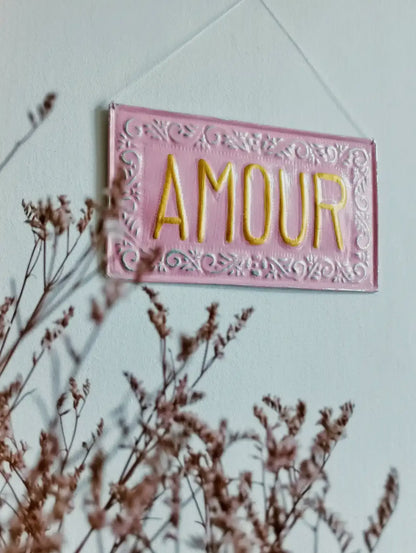 Plaque Amour