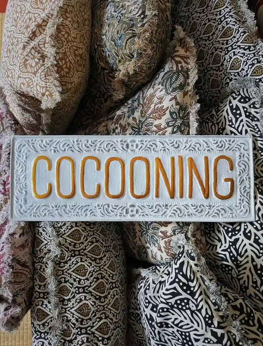 Plaque Cocooning 🤍