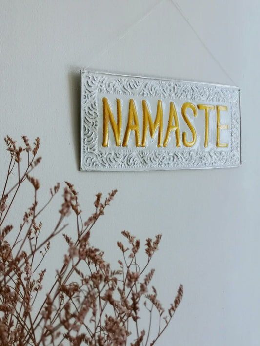 Plaque Namaste