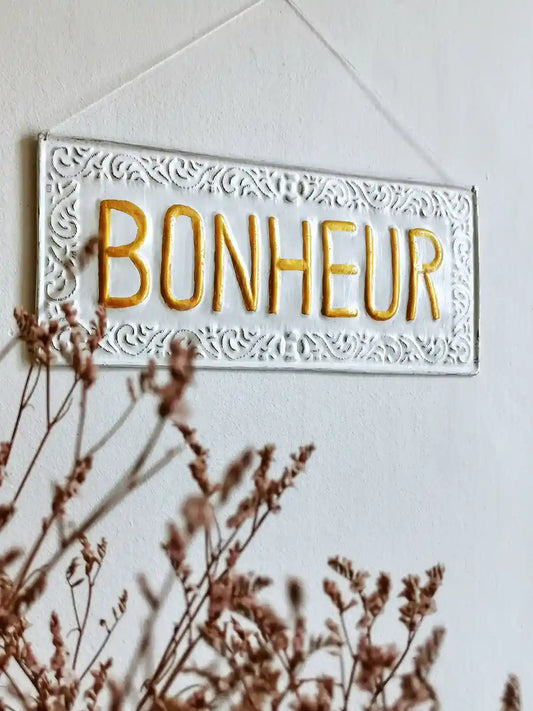 Plaque Bonheur