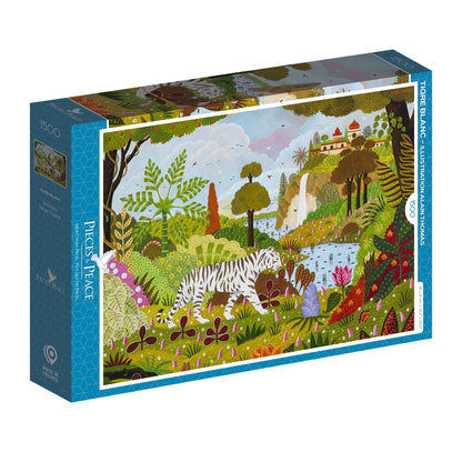 Puzzle 1500 Pièces - Tigre Blanc
