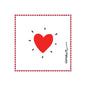 Serviettes Coeur d'amour
