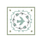 Serviettes Verte colombe